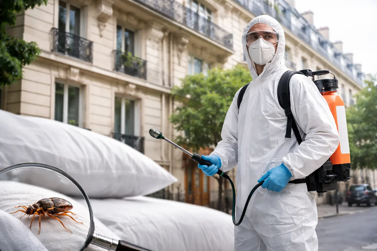 Comment trouver un service de désinfection certifié contre les punaises de lit à Paris ?