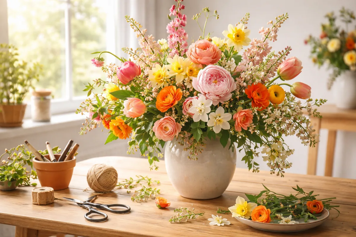Comment créer des compositions florales pour célébrer les saisons