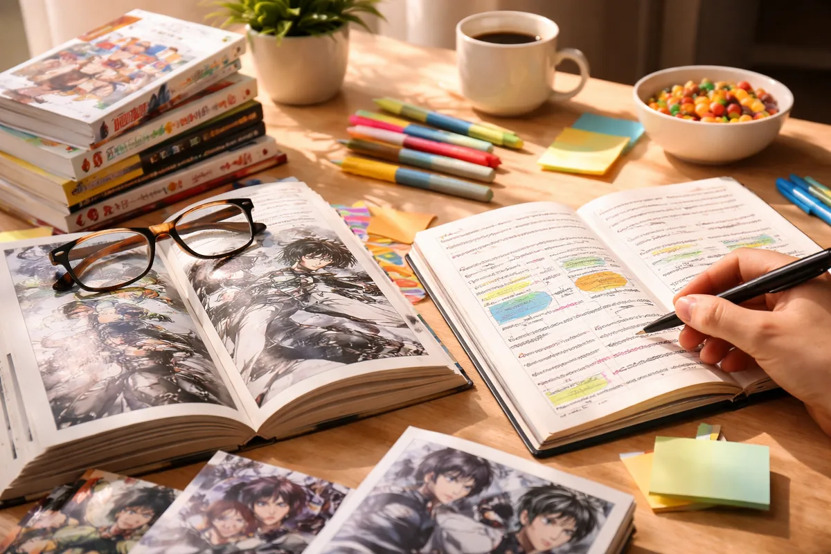 Comment analyser les thèmes et valeurs des séries manga populaires
