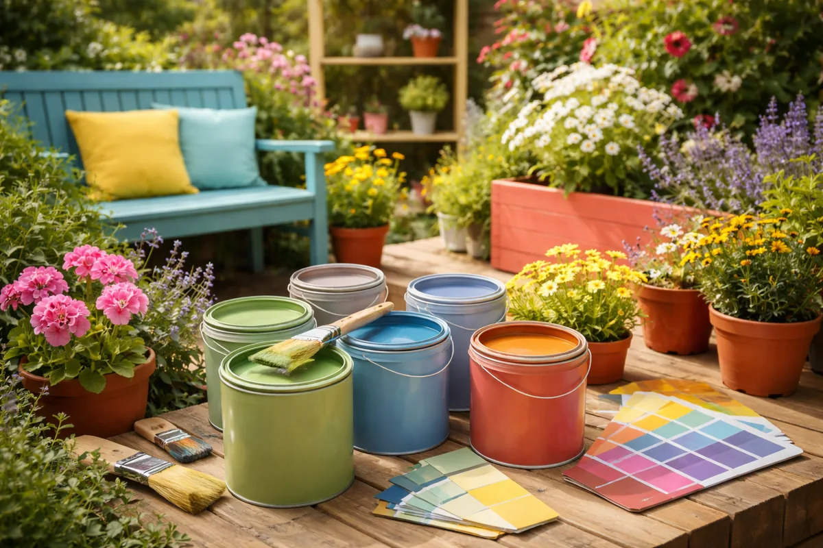 Comment choisir les couleurs de peinture pour son jardin
